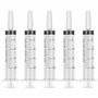 Yorgewd 5 pièces Seringue Alimentaire 20ml Seringue Plastique Seringue de Nourriture pour Oiseaux pour Alimentation Animale