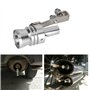 Qiilu Turbo Sifflet pour Tuyau d'échappement Universel, Turbo Sound Blow-off Simulator d'alliage d'aluminium Turbo Sound d'échap