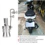 Qiilu Turbo Sifflet pour Tuyau d'échappement Universel, Turbo Sound Blow-off Simulator d'alliage d'aluminium Turbo Sound d'échap