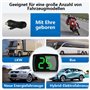 GERUI Tachymètre numérique de voiture - Écran HUD Head Up 2,8" KM/H - Tachymètre avec puce GPS - Affichage de la vitesse pour to