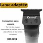 KEMEI 2299 Lames de rechange professionnelles pour tondeuse à cheveux, lame métallurgique en poudre, lames de tondeuse à cheveux