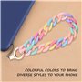 DAZZLUXE 1 chaîne colorée en Acrylique pour téléphone Portable, chaîne de téléphone Portable, Pendentif de téléphone Portable, P