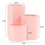 DAZZLUXE 1 porte-stylo de bureau créatif - Tube de rangement multifonction - Tube de rangement hexagonal - Boîte de rangement av