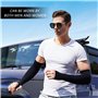 KSBBHDS Lot de 4 paires de manches glacées, protection solaire, protection UV, manches de protection solaire, manches en soie gl