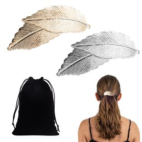 Lot de 2 barrettes à cheveux pour femme