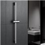 MORADO Barre de Douche avec Support de pommeau de Douche réglable en Acier Inoxydable 70cm