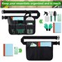 KBNIAN Ceinture Travail Porte Outils avec 7 Pochettes Ceinture Bricoleur Ceinture Charpentier Ceinture Porte Outillage Professio