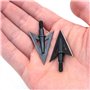 Namvo 6 pièces en Acier Inoxydable flèche de Poisson en métal tir à l'arc Broadheads 100Grain Traditionnel de Chasse en Plein ai