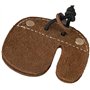 Namvo Doigts en cuir de vache pour tir à l'arc - Pour arc recourbé, chasse, doigts de protection - Marron
