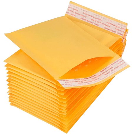 STARVAST 100Pcs Enveloppes à Bulles 4.7 x 7.7 Inch / 12 x 19.5 CM - Enveloppes Matelassées