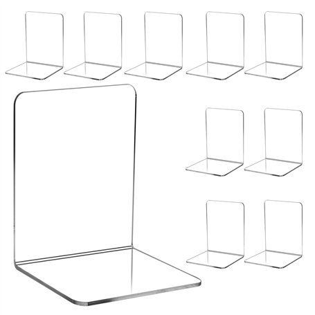 Mozvvco Serre Livres en Acrylique Transparent