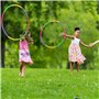 Topzora Lot de 2 cerceaux Hoola Hoop - 8 nœuds amovibles - Pour l'intérieur et l'extérieur - Pour le fitness, la gymnastique, la