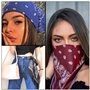 INNAL 8 Pièces Bandanas Bandanas Paisley Polyester Bandana Cowboy Bandana Unisexe pour Poignet Cou Tête 54x54CM