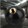 Bouton de Levier à Bille, 5pcs M10 * 35 Bille Ronde en Bakélite Levier Manuel Bâton Fileté Trou Boutons Sphériques Noir pour Mac