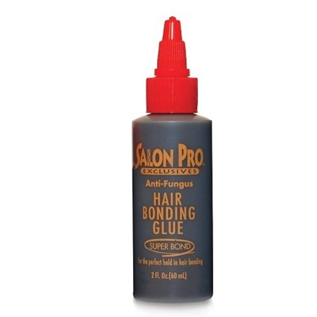 Salon Pro Exclusives Colle anti-fongus pour cheveux Noir (Super Bond) pour une tenue parfaite dans les cheveux 60 ml
