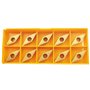 1 porte-outil de tournage en carbure indexable SVJCR1616H16 de 16 mm avec 11 pièces VCMT331/VCMT160404.