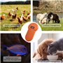 Lecteur d'Identification d'Animaux, 134,2 kHz Scanner Portatif d'Animal Familier avec Ecran LCD, Lecteur de Carte Mémoire USB Ex