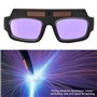 Lunettes de Soudure Lunettes de Protection protectrices pour assombrissement Automatique Solaire des Lunettes de Soudure pour Le