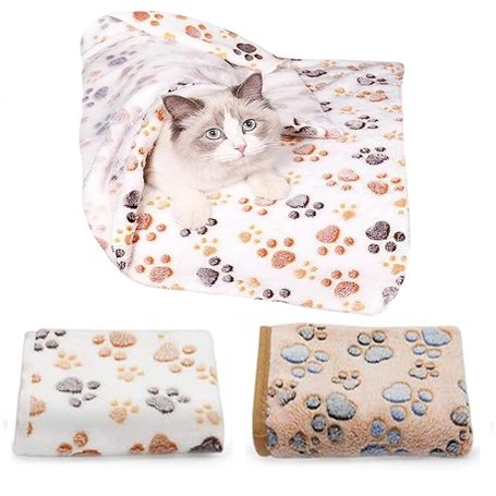 Lot de 2 tapis pour animaux de compagnie