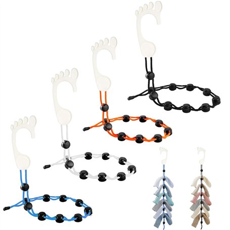 4 Pcs Organiseurs De Lavage Chaussettes Outils De Blanchisserie Machine a Laver Cintre pour Ranger des Paires De Chaussettes Out