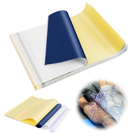 Lot de 30 Feuilles Papier de Transfert de Tatouage