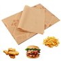 100 Feuilles Papier Emballage Alimentaire Style Journal Vintage pour Sandwich