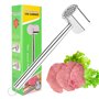 UKOFEW Attendrisseur de Viande en Acier Inoxydable,Marteau à Viande,Marteau à Steak pour Steak