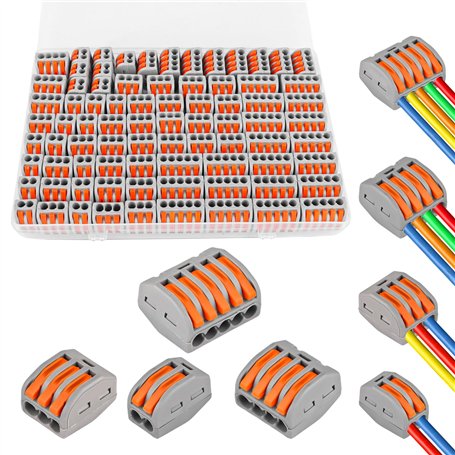 MXTIMWAN 80 Pièces Connecteur de Fil Compact