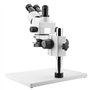 Bewinner Trinocular Stereo Microscope 3.5X-90X Trinocular Stereo Zoom Microscope WF10X / 20mm oculaires
