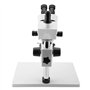 Bewinner Trinocular Stereo Microscope 3.5X-90X Trinocular Stereo Zoom Microscope WF10X / 20mm oculaires, Longue Distance de Trav