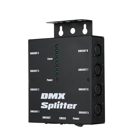 lixada DMX512 Répartiteur optique agit comme un DMX512 Vert eilver tärker pour la scène Éclairage