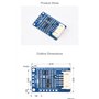 BMP390 Capteur de pression barométrique haute précision pour Raspberry Pi 4B+ 4B 3B+ 3B 2B+ Zero W WH 2W Pico Ardui ESP32 Prise