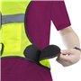 ZWOOS Gilet et Bracelet Réfléchissants, Gilet de Sécurité Réfléchissant Réglable Haute Visibilité pour la Course, Le Cyclisme et