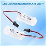 Merautop SJ Lot de 2 lampes LED de rechange pour plaque d'immatriculation F0.r-d Fiesta Galaxy MKIII C-MAX Focus Jaguar XF Range