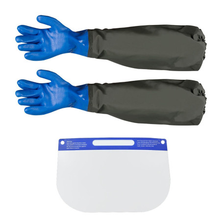 1 Paire De Gants De Protection Et 1 Masque De Protection
