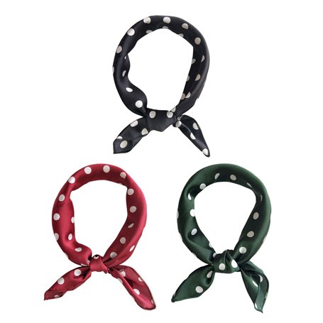 3 Pièces Scarpe Carrée À Pois