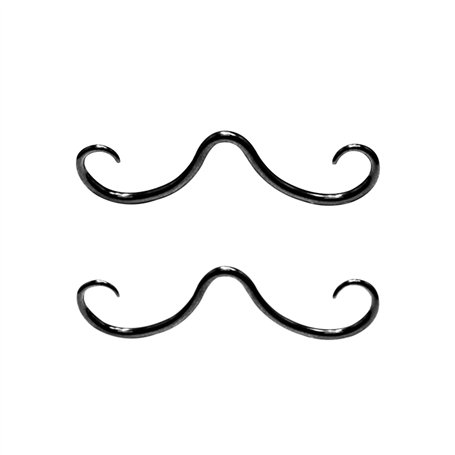 RELKLYU 2 Morceaux D'Anneau De Nez en Acier Inoxydable