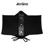 AISOO Corset élastique large pour femme et fille Ceinture pour Femme à Lacets Attachée Vintage en Cuir PU Corset Cadeaux pour Ce