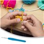 Set Crochet Tricot - 9pcs - Kit Crochets En Avec PoignéE Douce En Caoutchouc - 20 Marquages De Points De Verrouillage - Aiguille