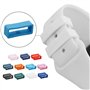 Boucles De Bracelet De Montre De Rechange En Caoutchouc, 22pcs Support De Bracelet De Montre En Silicone, Boucle De Retenue De B