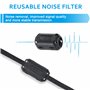 Anneau Ferrite Antiparasite Magnétique Core, 20pcs Anti-interférences Haute Fréquence Filtre Noyau Clip de Câble RFI EMI Noise S
