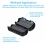 Anneau Ferrite Antiparasite Magnétique Core, 20pcs Anti-interférences Haute Fréquence Filtre Noyau Clip de Câble RFI EMI Noise S