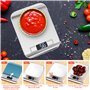 Gvolatee 10kg/1g Balance de cuisine precision Électronique, inoxydable pese aliment cuisine avec affichage Lcd et fonction tare,
