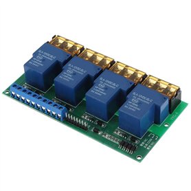 Carte d'extension de Module de Relais 4 Canaux 30A pour ARN PIC BRAS DSP AVR DC 12V