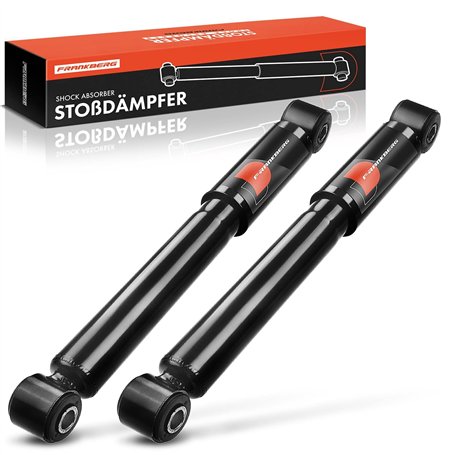 Frankberg 2x Amortisseur à gaz Pression du gaz Essieu Arrière Compatibles avec Viano W639 2.1L-3.7L 2003-2013 Vito Bus W639 2.1L