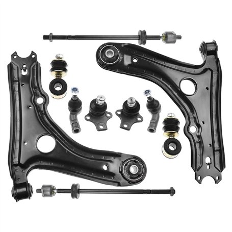 Frankberg 8x Bras de suspension Barre de couplage Rotule de suspension Avant Compatibles avec Golf III 1H1 Tous Moteurs 1991-199