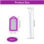 6 Pièces Étiquette de Bagage Valise Accessoires Voyage Identifier Étiquettes, Étiquettes de Bagage en Plastique Colorées pour Ba