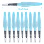 Lot de 9 pinceaux à eau vides en plastique - Avec réservoir d'eau rechargeable - Pour aquarelle et peinture débutant