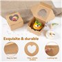 Boîtes en Papier Kraft avec Fenêtre Transparente en Forme de Coeur 30 Pièces Boite Cadeau Vide Petit Boîtes à Gâteaux pour Gâtea