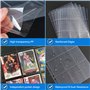 Pochettes pour Cartes, Transparent Anti-lumière Bleue Pochettes Vierges Pokemon Trading Card Sleeves de 30 Feuilles pour Cartes